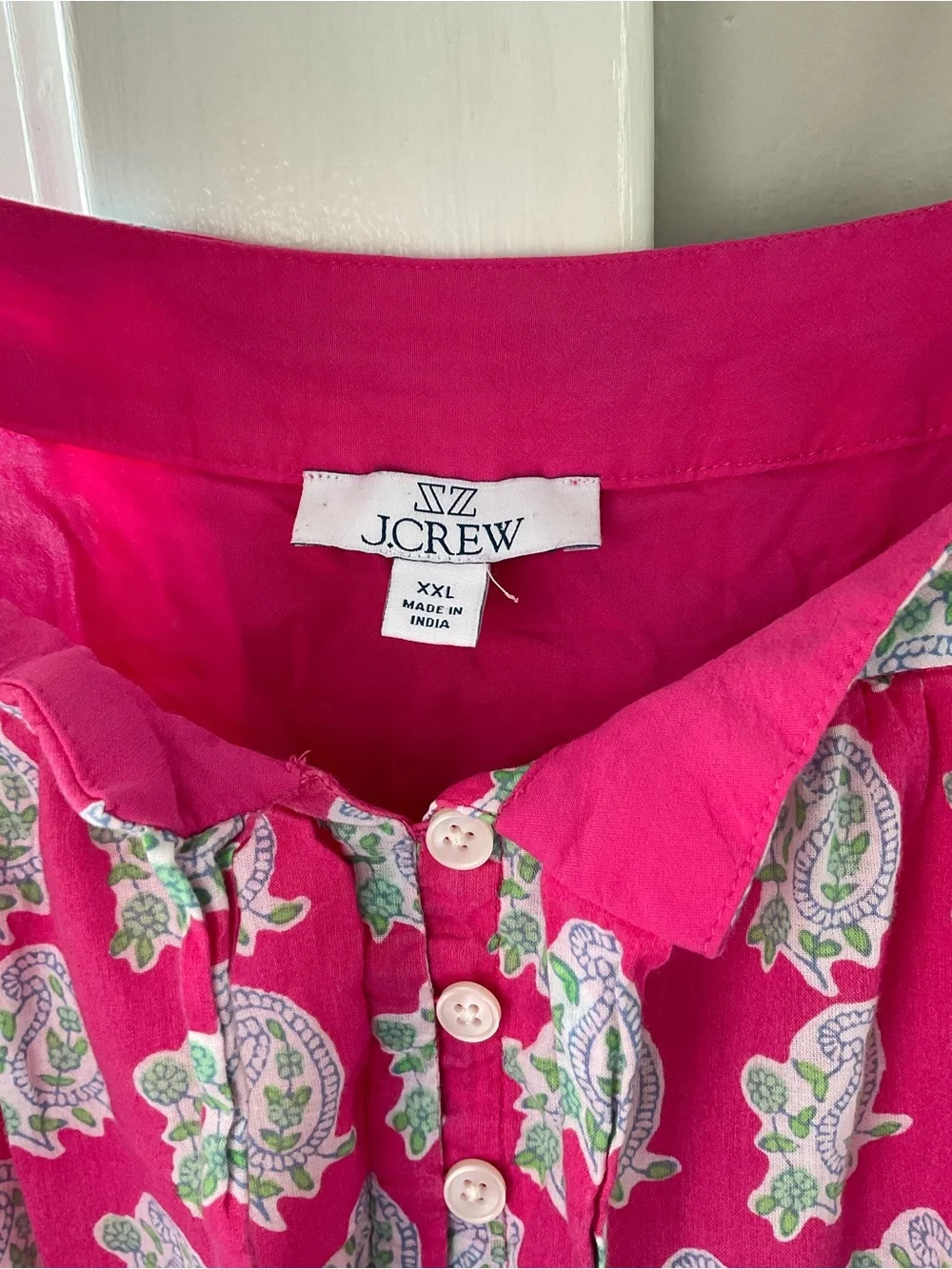 J. Crew SZ block prints tiered maxi dress XXL